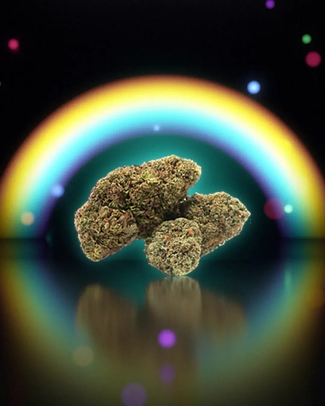 Royal OG, rendu studio sous une arche arc-en-ciel